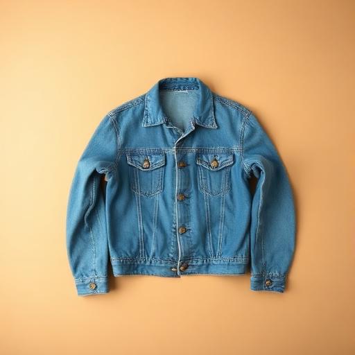 Classic Burberry Charcoal Denim Trucker Jacket