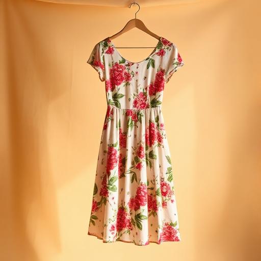 Archive Nike Forest Floral Midi Dress