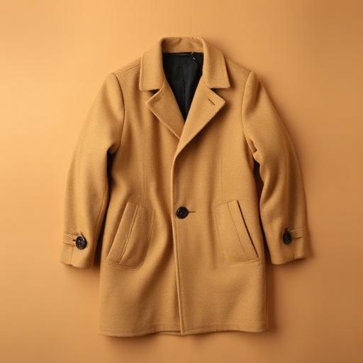Y2K Ralph Lauren Grey Wool Overcoat
